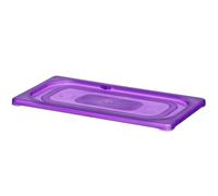 HENDI Couvercle GN 1/3, en polypropylène, convient uniquement aux bacs GN en polypropylène de HENDI, résistance thermique: -40 à 80 °C, lavable au lave-vaisselle, violet