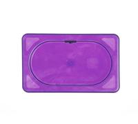 HENDI Couvercle GN 1/9, en polypropylène, convient uniquement aux bacs GN en polypropylène de HENDI, résistance thermique: -40 à 80 °C, lavable au lave-vaisselle, violet