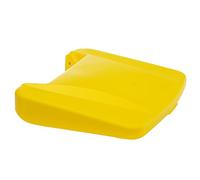 HENDI Couvercle pour poubelle à pédale, 505x415mm, polyéthylène, jaune