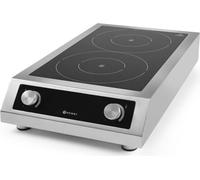 HENDI Cuisinière à induction modèle 7000, Profi Line, 400V/7000W, 405x700x(H)145mm