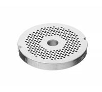 HENDI Disque Perforé pour Hachoir à Viande No. 12, Trous Ø2mm, Pièce Détachée pour Machine 210802, Plaque de Coupe Professionnelle, Ø70mm, Acier Inoxydable