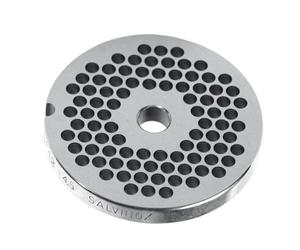 HENDI Disque Perforé pour Hachoir à Viande No. 22, Trous Ø2mm, Pièce Détachée pour Machine 282007, Plaque de Coupe Professionnelle, Ø82mm, Acier Inoxydable