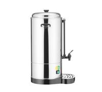 HENDI Distributeur à boissons chaudes, double paroi, pour vin chaud et eau bouillante (pas pour chocolat chaud), ~110°C, protection anti-chauffe à sec, 18L, 230V, 2200W, 386x393x(H)602mm, inox