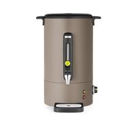 HENDI Distributeur de boissons chaudes 16L UNIQ, bouilloire à vin chaud avec paroi simple, pour thé, vin chaud, eau, jusqu'à 100°C, 230V, 50/60Hz, 1650W, 357x380x(H)502mm, taupe, Inox, PP