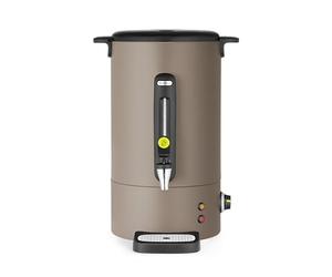 HENDI Distributeur de boissons chaudes 16L UNIQ, bouilloire à vin chaud avec paroi simple, pour thé, vin chaud, eau, jusqu'à 100°C, 230V, 50/60Hz, 1650W, 357x380x(H)502mm, taupe, Inox, PP