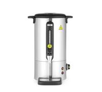 HENDI Distributeur de boissons chaudes 9L, bouilloire à vin chaud avec paroi simple, pour thé, vin chaud, eau, jusqu'à 100°C, 230V, 50/60Hz, 950W, 307x330x(H)450mm, Inox, PP