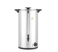 HENDI Distributeur de Boissons Chaudes Électrique, Simple Paroi, Marmite/Bouilloire à Eau et Vin Chaud, 30-100°C, 30L, 220-240V/2500W, 415x382x(H)620mm, Inox