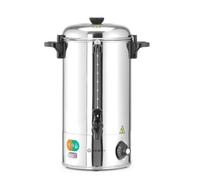 HENDI Distributeur à boissons chaudes, simple paroi, pour vin chaud et eau bouillante (pas pour chocolat chaud), 94~99°C, protection anti-chauffe à sec, 9L, 230V, 2200W, 340x227x(H)468mm, inox
