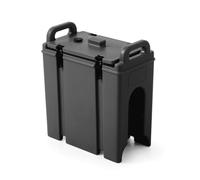 HENDI Distributeur isotherme de boissons avec robinet, AmerBox, 9,4L, 230x420x(H)470mm, LDPE, noir