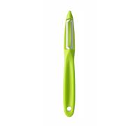 HENDI Couteau utilitaire, lame dentelée, couteau de cuisine universel, couteau de chef, couteau tout usage, 211x20x(H)10mm, inox, polypropylène, vert