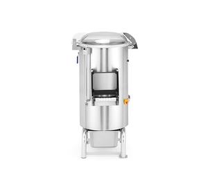 HENDI Éplucheuse à pommes de terre, machine à éplucher les pommes de terre, 18kg par cycle, capacité 240-360kg/h, 42,4kg, 230V, 1100W, 622x540x(H)997mm, acier inoxydable