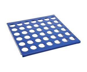 HENDI Étagère ou Grille Perforée de Rechange pour Rayonnage en Aluminium (812273), en Polypropylène Bleu, 400x404x(H)27mm