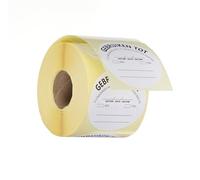 HENDI Étiquettes de sécurité alimentaire, à consommer avant, rouleau de 500 étiquettes, ⌀50mm