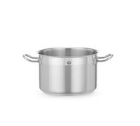 HENDI Faitout sans couvercle Profi Line, 4 L | Acier inoxydable, ⌀200x(H)130mm, épaisseur 0,6mm, compatible toutes sources de chaleur et lave-vaisselle