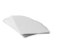 HENDI Filtre pour huile ou graisse liquide de friteuse, pack de 50 pièces, filtres à graisse en rayonne (soie synthétique) en forme de cône pour filtrer l'huile de friteuse, 254x254mm