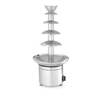 HENDI Fontaine à chocolat 5 niveaux, capacité : jusqu'à 6 kg, 230 V / 265 W, Ø330x(H)700 mm, acier inoxydable