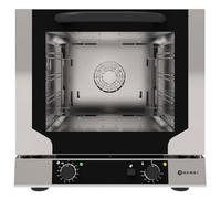 HENDI Four à convection avec humidification manuelle, commandes analogiques, 4 plaques 429x345mm, 100-260°C, 220V, 3100W, 590x709x(H)589mm, inox