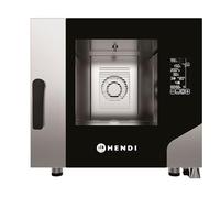 HENDI Four à convection vapeur avec écran tactile, 5xGN 1/1, combiné (convection + vapeur), 3 vitesses de ventilation, 30-270°C, 400V, 7800W, 730x849x(H)700mm, inox