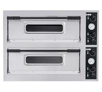 HENDI Four a pizza BASIC XL 44, 2 chambres, 50-450°C, 400V, 12000W, 1000x955x(H)745mm, acier inoxydable et acier