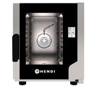 HENDI Four mixte à convection vapeur avec écran tactile, 5xGN 2/3, ventilateur à inversion automatique, 99 programmes, vapeur réglable 10-100%, 30-270°C, 230V, 3200W, 550x754x(H)662mm, inox