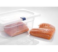 HENDI Couvercle GN 1/2, en polypropylène, convient uniquement aux bacs GN en polypropylène de HENDI, résistance thermique: -40 à 80 °C, lavable au lave-vaisselle, transparent