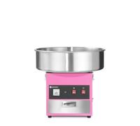 HENDI Machine à barbe à papa électrique, 220-240V, 50/60Hz, 1200W, 11kg, IPX3, ø520x(H)503mm, rose, acier inoxydable