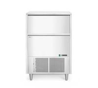 HENDI Machine à glaçons Arktic, Production: 80kg/24h, Capacité de stockage: 42kg, Fabrique à glaçons, 230V/900W, 730x600x(H)1136mm, Acier inoxydable