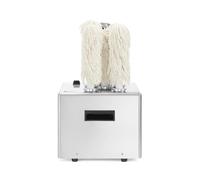 HENDI Machine électrique à polir le verre, polisseur professionnel à verre avec 5 brosses rotatives pour polir et essuyer les verres, 220-240V, 50/60Hz, 1350W, 330x305x(H)504mm, inox
