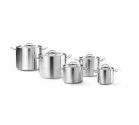 HENDI Marmite à légumes - avec couvercle, Kitchen Line, 9L, ⌀240x(H)200mm