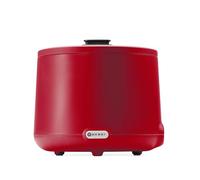 HENDI Marmite à Soupe Électrique UNIQ, 8L, Rouge