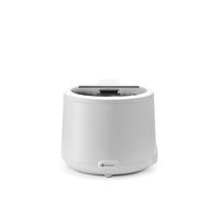 HENDI Marmite à soupe électrique, UNIQ, récipient chauffant, réchaud pour buffet, au bain marie, rond, 8L, 220V, 500W, ø366x(H)325mm, verre trempé, inox, Alu, PP, blanc