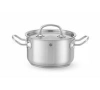 HENDI Marmite à viande - avec couvercle, Kitchen Line, 6L, ⌀240x(H)135mm