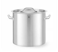 HENDI Marmite avec couvercle, grande capacité: 36L, faitout, convient à toutes les sources de chaleur, lavable au lave-vaisselle, ø360x(H)360mm, inox