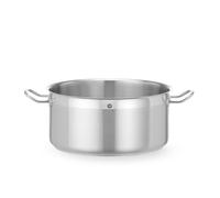 HENDI Marmite basse sans couvercle Profi Line, 12 L | Acier inoxydable, ⌀320x(H)150mm, épaisseur 0,8mm, compatible toutes sources de chaleur et lave-vaisselle