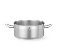 HENDI Marmite basse sans couvercle Profi Line, 4,7 L | Acier inoxydable, ⌀240x(H)105mm, épaisseur 0,6mm, compatible toutes sources de chaleur et lave-vaisselle