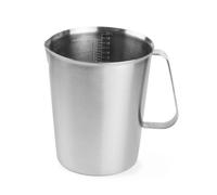 HENDI Messbecher, Edelstahl, 0,5L, ⌀90x(H)105mm