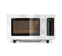 Hendi Micro-ondes 1000 W, 25 L, 10 programmes, inox, Ø plats 320 mm