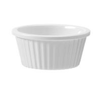 HENDI Mini bol/ramekin en mélamine pour le service et la présentation, 35 ml, à l’unité, ⌀60x(H)25 mm, blanc