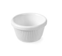 HENDI Mini bol/ramekin en mélamine pour le service et la présentation, 50 ml, à l’unité, ⌀70x(H)35 mm, blanc