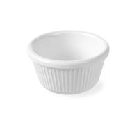 HENDI Mini bol/ramekin en mélamine pour le service et la présentation, 80 ml, à l’unité, ⌀80x(H)40 mm, blanc