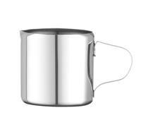 HENDI Mini Pot à lait, capacité de 30 ml, crémier, petit pichet pour crème, à café/lait, ⌀35x(H)35mm, acier inoxydable