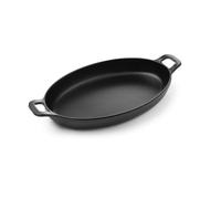 HENDI Mini récipient pour présenter et servir la nourriture, en forme de casserole, faitout, plateau de service, ne convient pas aux fours et aux fours à micro-ondes, 263x140x(H)37mm, mélamine, noir