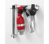 HENDI Mixeur plongeant Profi Line 400 - vitesse réglable, kit comprenant un support de rangement, Profi Line, 230V/400W, ⌀100x(H)765mm