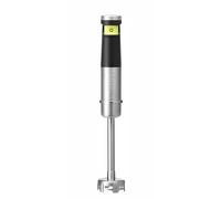 HENDI Mixeur plongeur, sans fil et rechargeable, mélangeur à main, vitesse réglable progressif avec 1 bouton sensitif, 2 piles rechargeables au lithium, 150W, ø65x(H)390mm, acier inoxydable