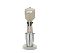 HENDI Mixeur à milkshake, frappés, mixeur à boissons, avec 2 Bol mélangeur (inox et polycarbonate) & 4 agitateurs remplaçables, 230V/400W, 170x196x(H)490mm, Caramel