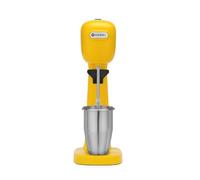 HENDI Mixeur Professionnel de Boissons, Aérateur de Boissons Légères, Frappés, Cappuccinos Glacés, 2 Gobelets et 4 Agitateurs Inclus, 230V/400W, 170x196x(H)490mm, Jaune