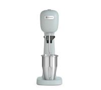 HENDI Mixeur à milkshake, frappés, mixeur à boissons, avec 2 Bol mélangeur (inox et polycarbonate) & 4 agitateurs remplaçables, 230V/400W, 170x196x(H)490mm, blue