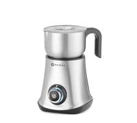 HENDI Mousseur à Lait Électrique, Barista, Multifonctionnel, Pour Mousser 300 ml, Pour Chauffer 600 ml, Convient aux Laits Végétaliens, 500W, Acier Inoxydable