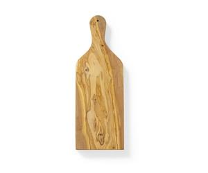 HENDI Olive Wood Serving Board, Chopping Board, Wooden Board, Breakfast Board, Steak Board, Kitchen Board, Tapas Board, Approx. 400 x 140 x 18 mm