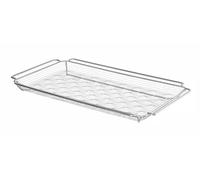 HENDI Panier Grill pour Four, GN1/1, CONVECTOMAT, pour fours, fond ondulé, supporte jusqu'à 200°C, plaque de cuisson, Panier de four à frites, 530x325x(H)40mm, acier inoxydable